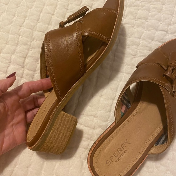 Sperry Topsider. Slip on Sandals Sz 8.5 - Picture 3 of 6